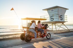 4 wheel surrey on beach