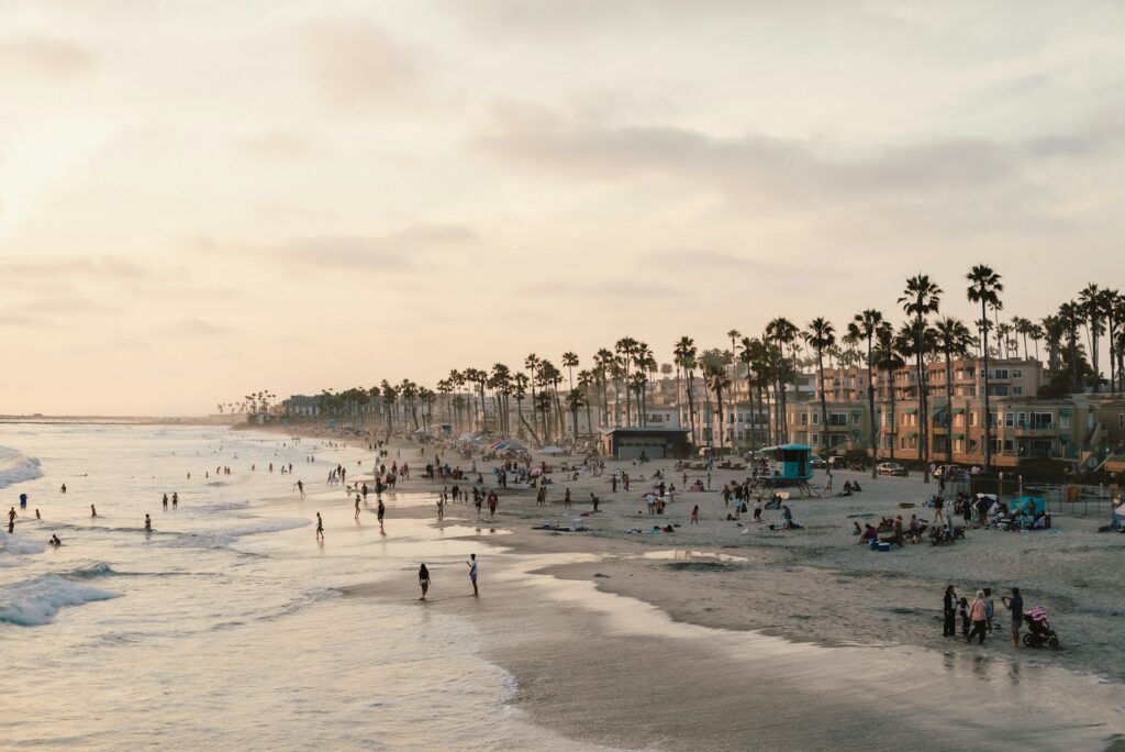 Enjoy the beach in Oceanside, CA